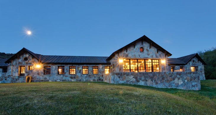 The lodge The lodge at Patagonia Park's main entrance is ready for visitors. (Photo by Linde Waidhofer)