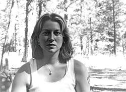 Cheryl Strayed on the PCT in 1995. Cheryl Strayed on the PCT in 1995.