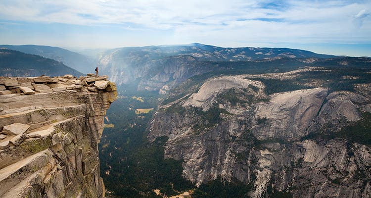 Stand on Half Dome's visor. 2015 Bucket List - Half Dome, Yosemite National Park