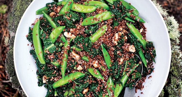 Best Foods for backpackers Quinoa Salad with Kale image by Carmel Zucker