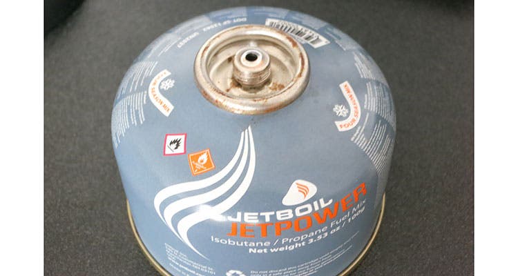 #5. Bringing an empty fuel canister Gear fail: bringing an empty fuel canister