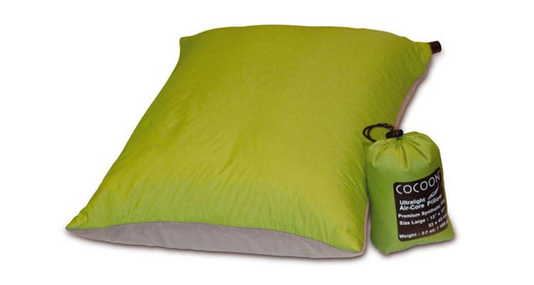 Staying Fresh in the Wilderness: Pack a pillow.