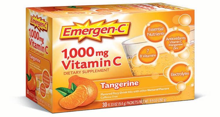 Best drink mixes - Emergen-C Tangerine