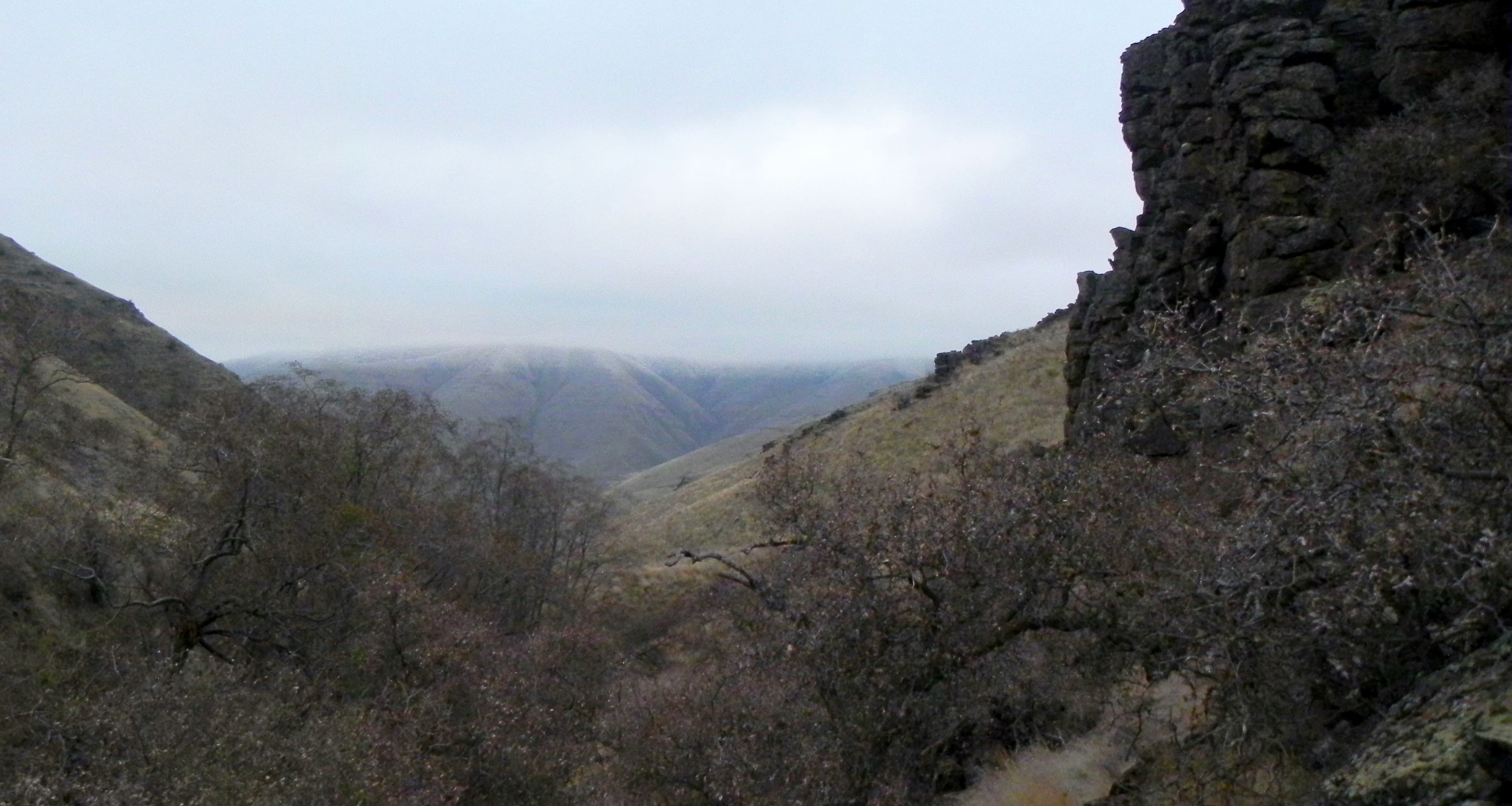 Looking down-canyon Looking down-canyon