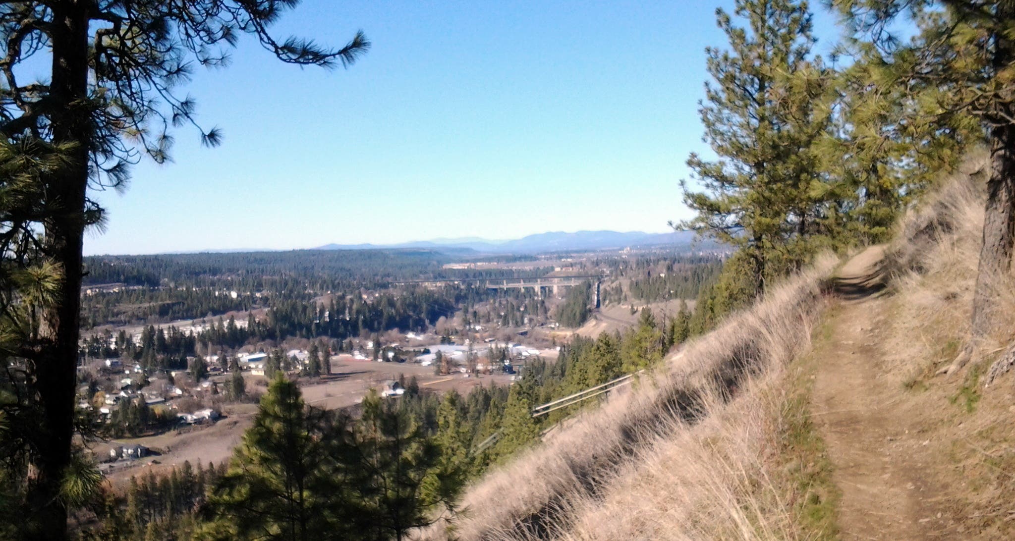 Looking over Spokane
