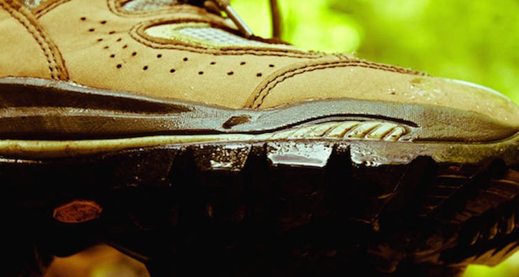 The bottom part of the shoe, extending from the midsole to the ground.
