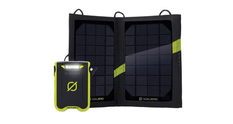 Portable Power: Goal Zero Venture 30 Solar Kit Goal Zero Venture 30 Solar Kit