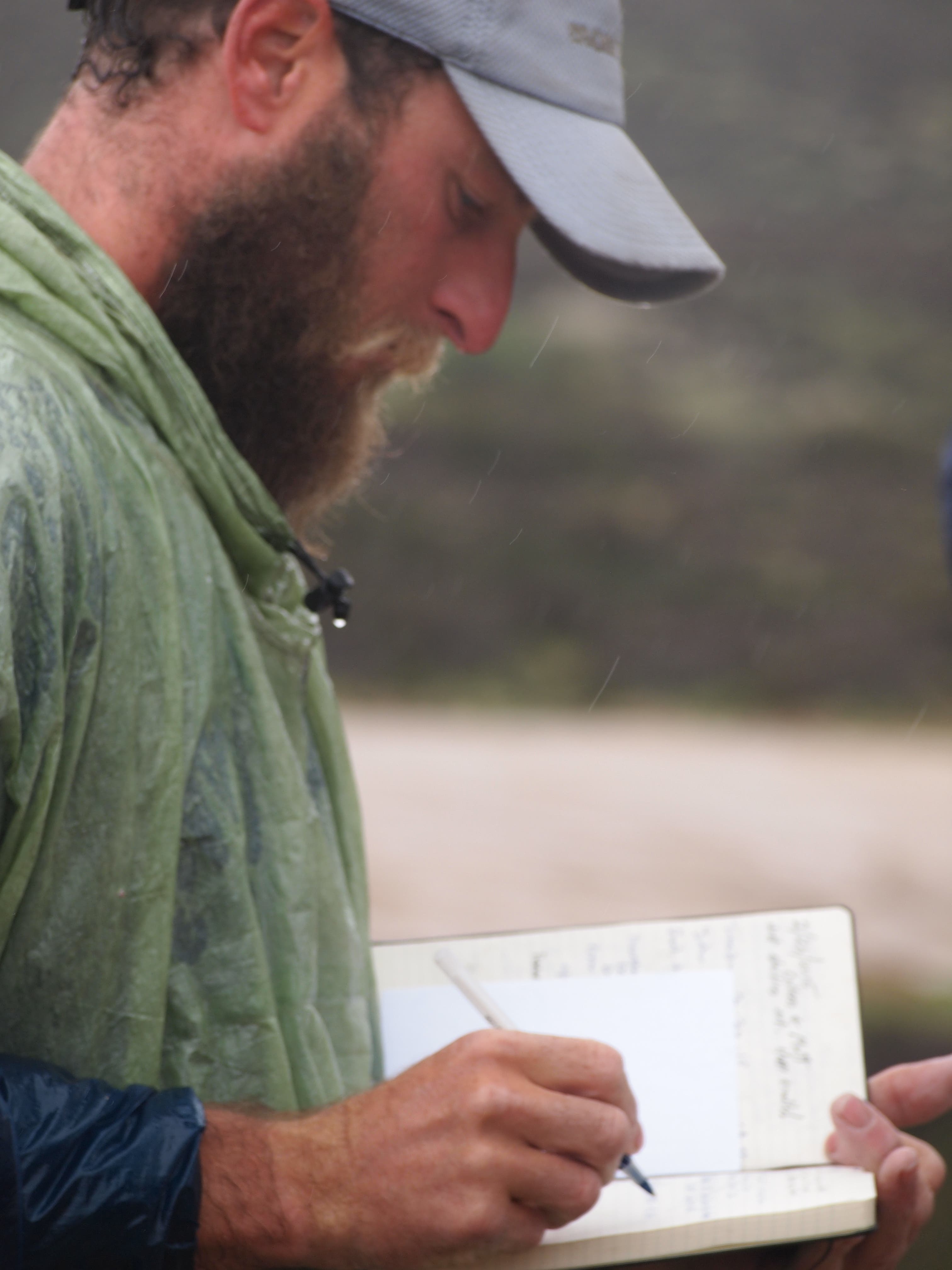 Shawn Forry Forry signs the register (photo/Pea Hicks)