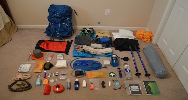 Appalachian Trail Gear List