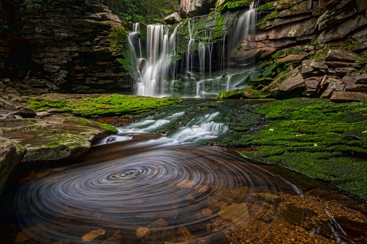 Blackwater Falls SP, WV waterfall photos