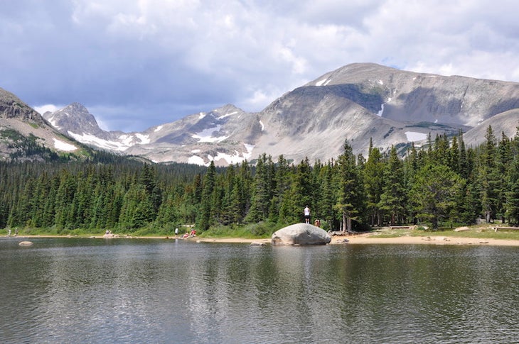 Brainard Lake, Indian Peaks Wilderness, CO backcountry picnic spots - brainard lake