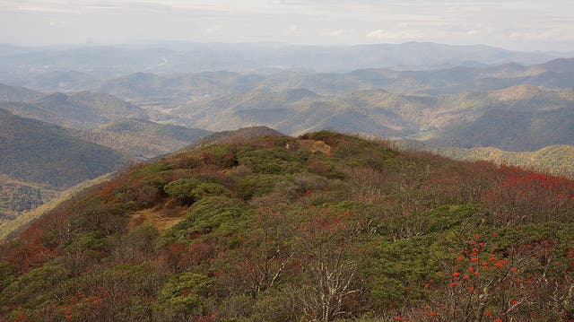 Craggy Pinnacle, NC backcountry picnic spots - craggy pinnacle