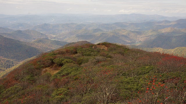 Craggy Pinnacle, NC backcountry picnic spots - craggy pinnacle