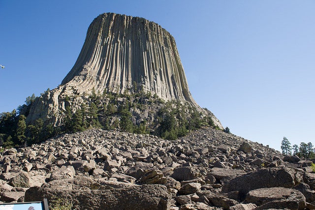Devil's Tower, WY backcountry picnic spots - devils tower