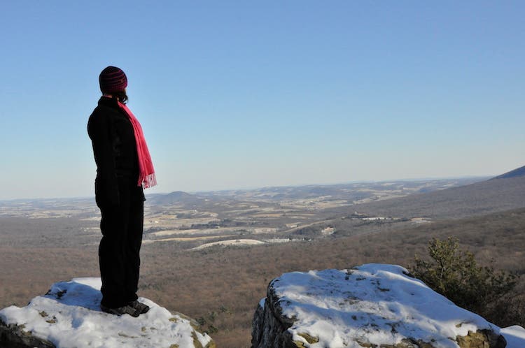 backcountry picnic spots - hawk mountain
