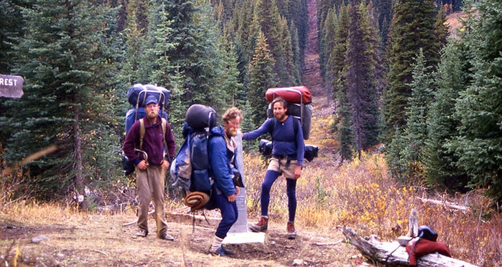 Hello, Canada pacific crest trail in 1985