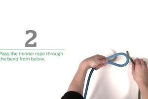 Knot School: How to Tie a Sheet Bend Knot