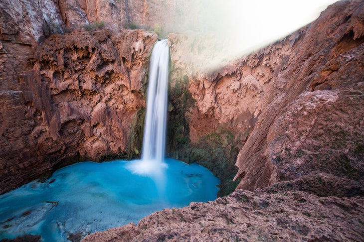Mooney Falls, AZ waterfall photos