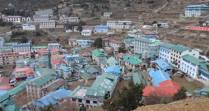 Namche Bazaar everest base camp - nacho