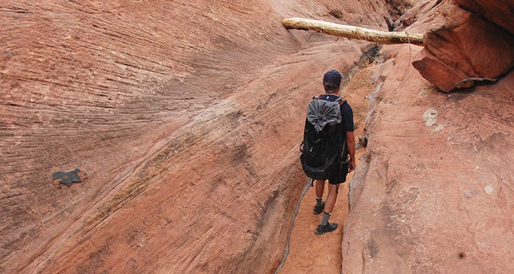 Photo by Greg Child Hoskinini's refuge? The 'nice little stream with grass'?