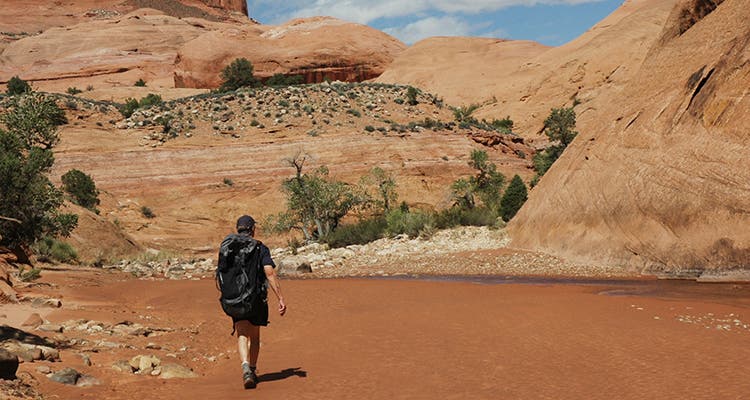 Photo by Greg Child An old Navajo axe, cached in a canyon bend? Or washed there by a flash flood?