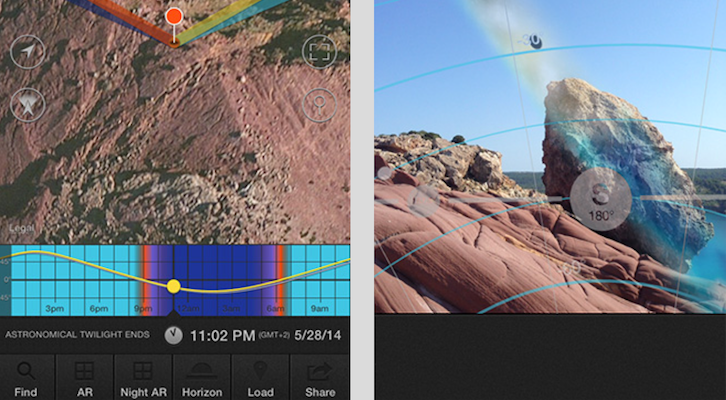 Photopills ($9.99 for iOS) Best outdoor apps - photocells