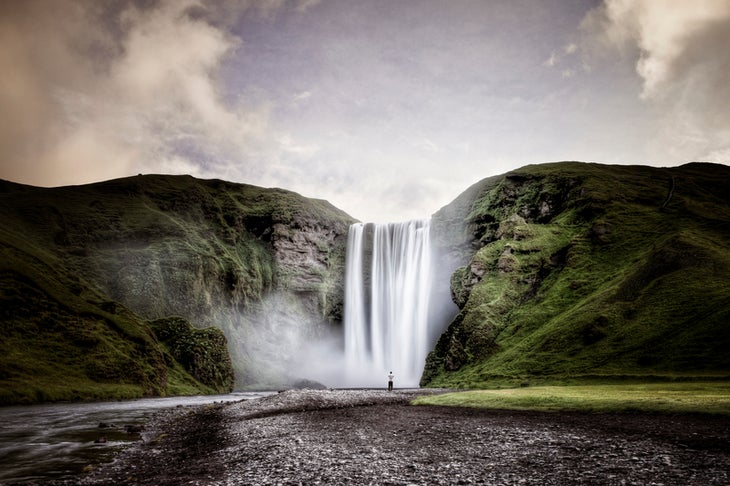 Skogafoss, Iceland. Waterfalls
