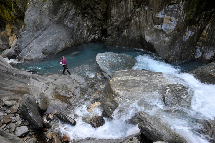 Tuke River Canyon New Zealand - Hage - Ivory Lake Hut