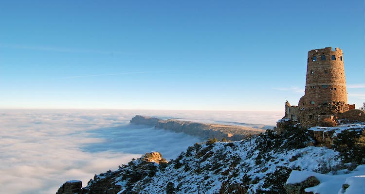Sometimes clouds fill the Grand Canyon and you wonder if you have reached the edge of the Earth. On days when the trail is clear, take a trek to the…