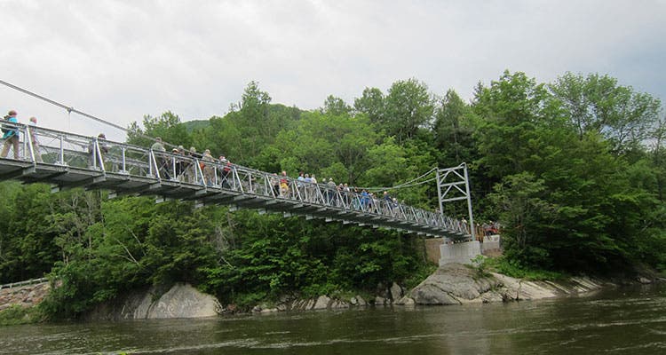 New Long Trail Bridge Opens new long trail bridge opens