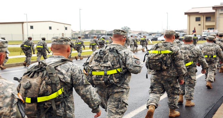 Military rucks clearance