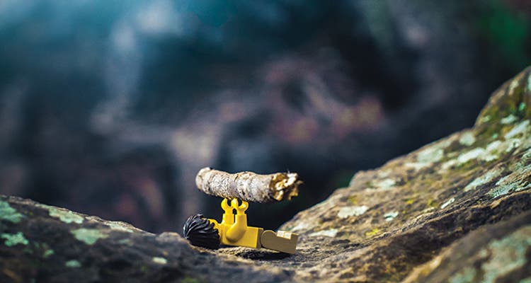 Lego Man With Stick photo: Andrew Bydlon