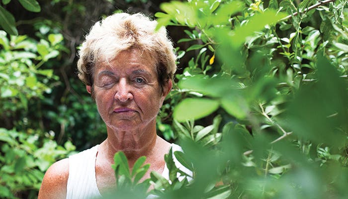 Patty Miller, 71,  was attacked by a grizzly on July 12, 2013, outside Babb, Montana.