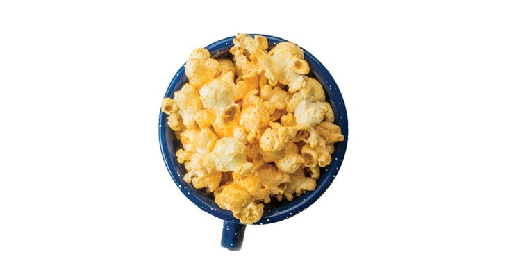 "spicy garlic popcorn"