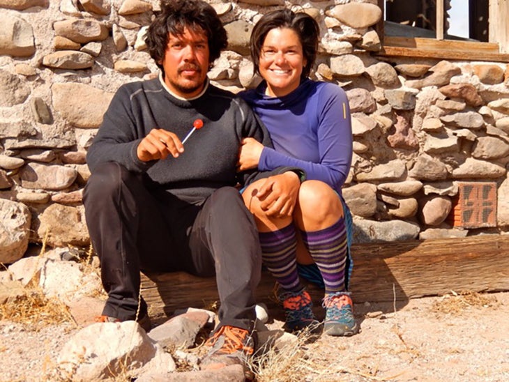 RachelDavid_NearDeming,NM Resting Hikers