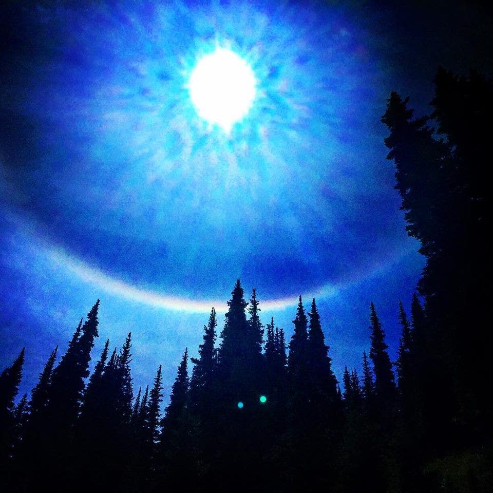 A Sun Rainbow! A Sun Rainbow!