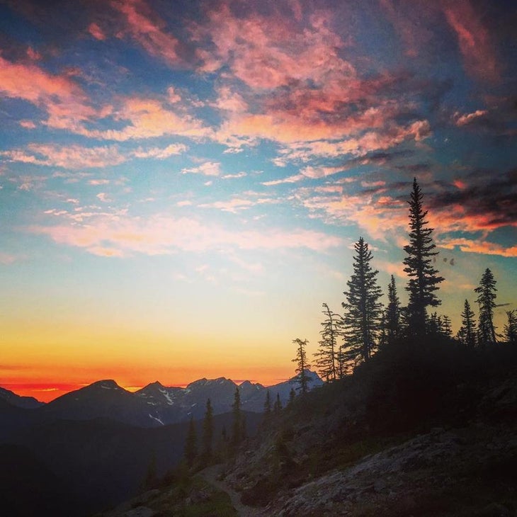 Pacific Crest Trail sunsets! Pacific Crest Trail sunsets!