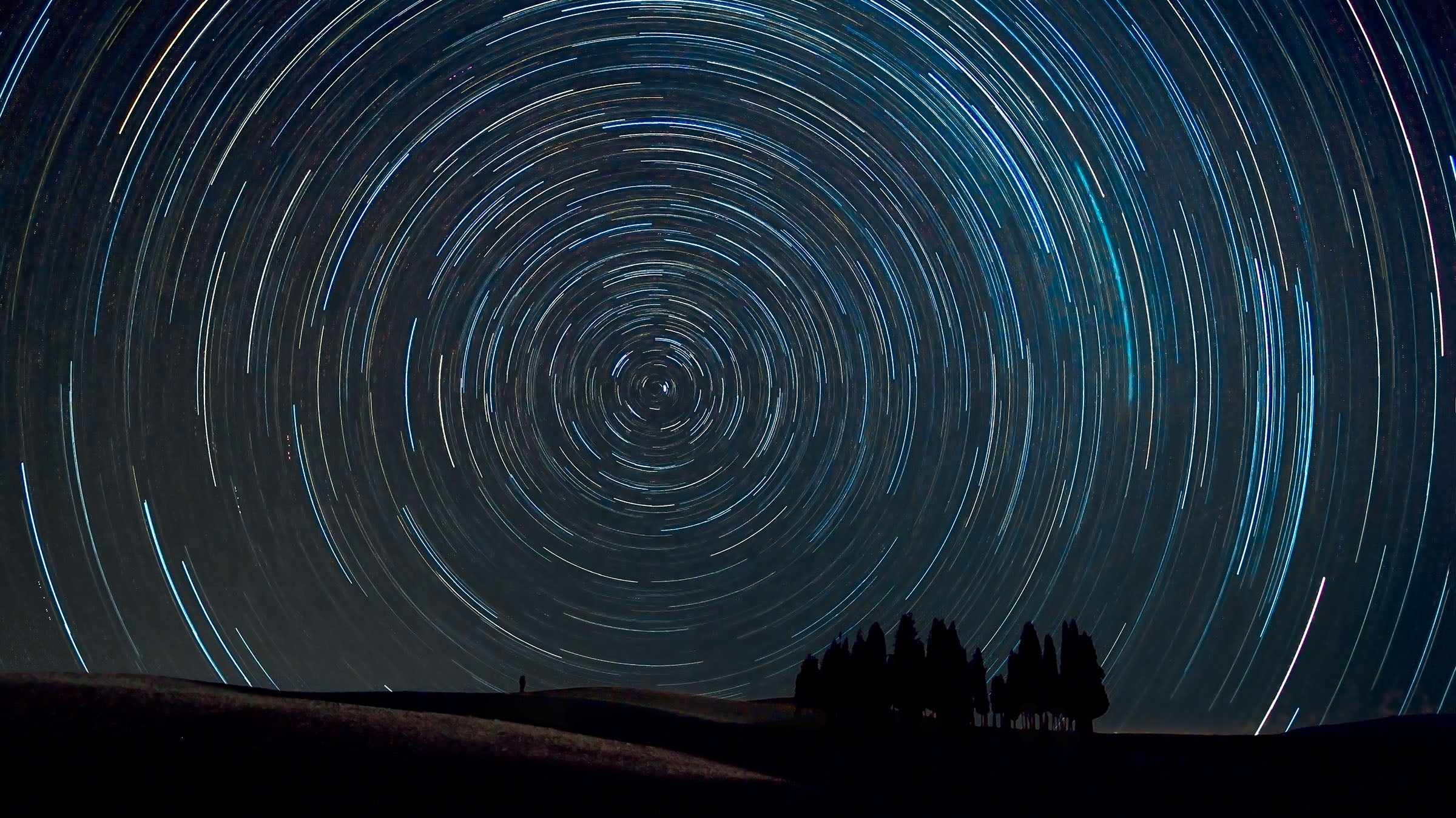 star trails