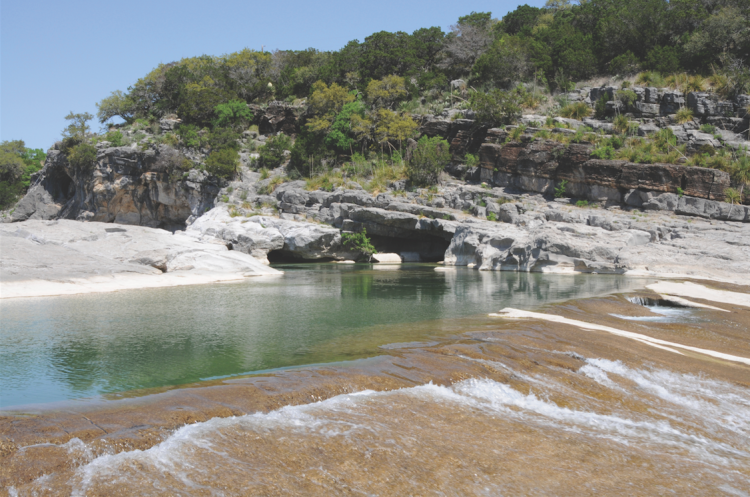 Wolf Mountain Trail in Pedernales Falls State Park, TX Look for predator (coyote) and prey (Rio Grande wild turkey) on this 6-mile out-and-back. (Photo by grahamheywood)