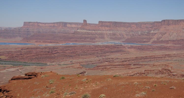Potash Evaporation Ponds, Hurrah Pass, Near Moab, Utah Ken Lund/flickr