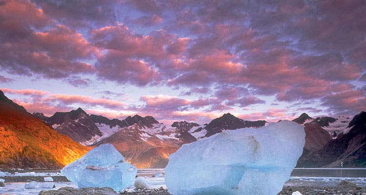BP0516NPS_Cornforth_JohnsHopkinsInletSunrise3_gn johns hopkins inlet