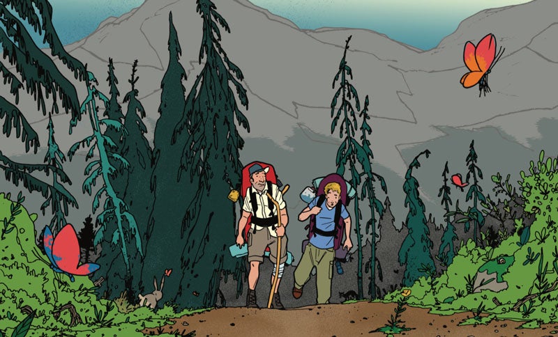 "john muir trail illustration"