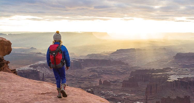 There’s no such thing as too young to explore the desert. Photo by Kennan Harvey.