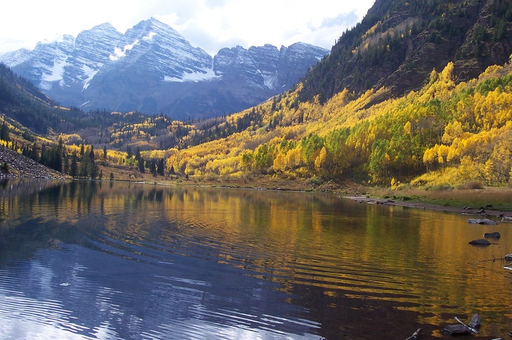 The Maroon Bells in Aspen, Colorado (DH_Ranch via Flickr) None