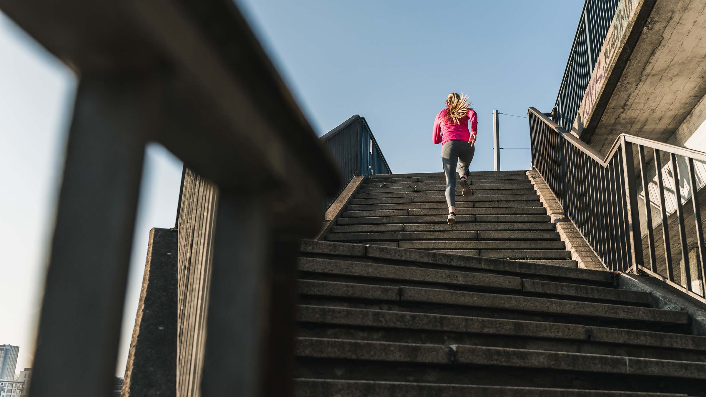 running stairs