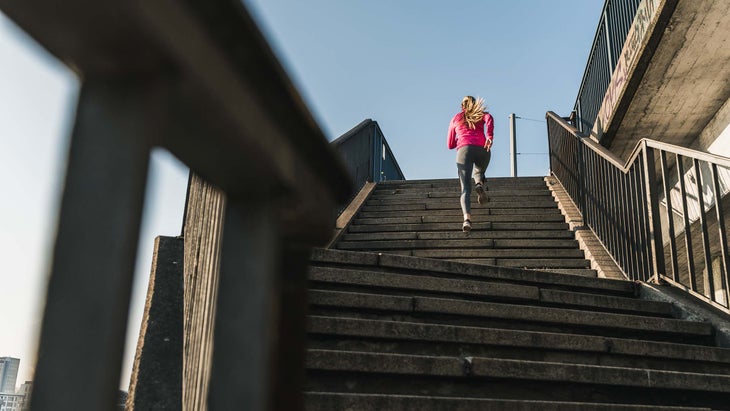 running stairs
