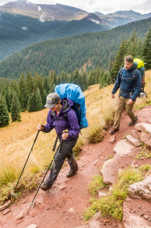 When the clouds lifted, the views across the San Juans were spectacular.