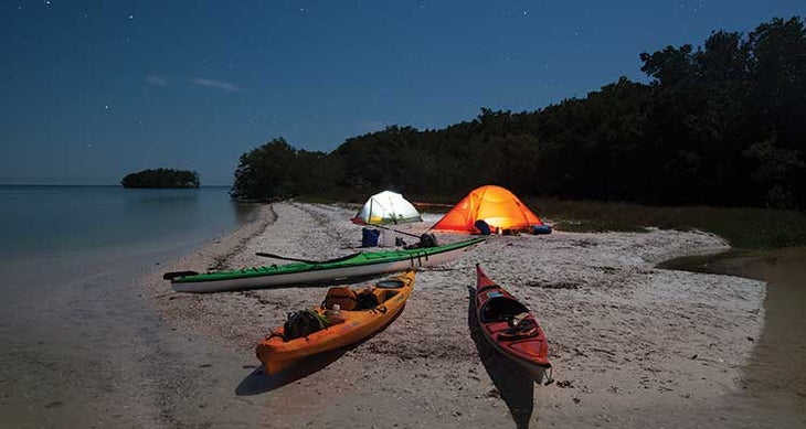 0317feat_firsts_evergladestandem_gn Paddle to Rabbit Key for this primo site. Photo by Mac Stone/Tandemstock.com
