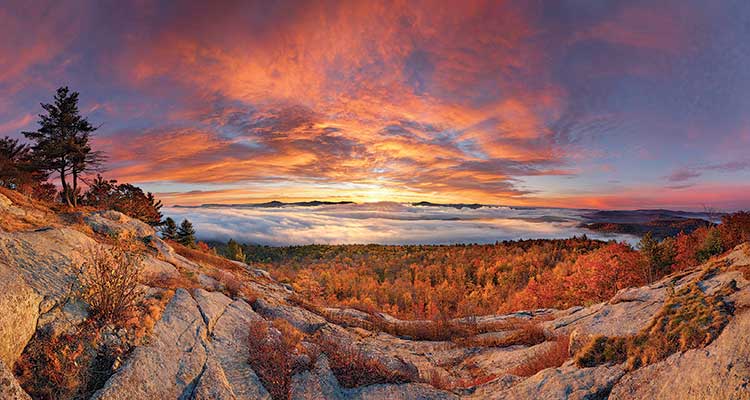 Cat Mountain is at its best in fall. Photo by Jonathan Esper