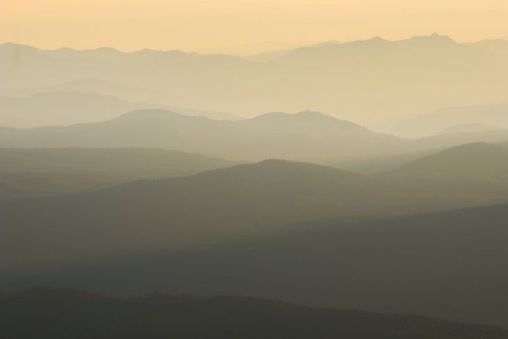 DSC_9263 100 days outdoors - week 7 - the mist and fog covered view from mt adams in washington